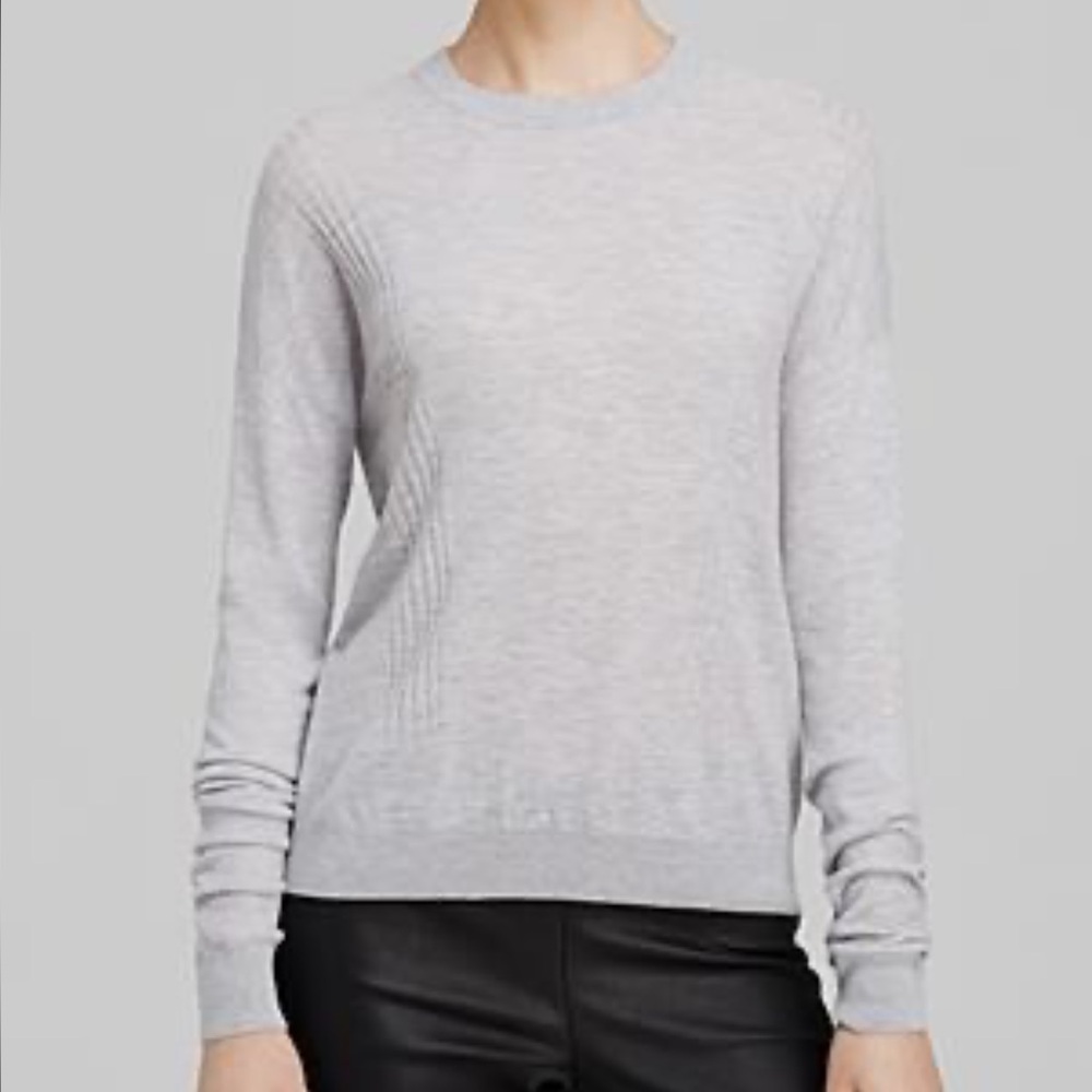 Vince Light Gray Knit Top
